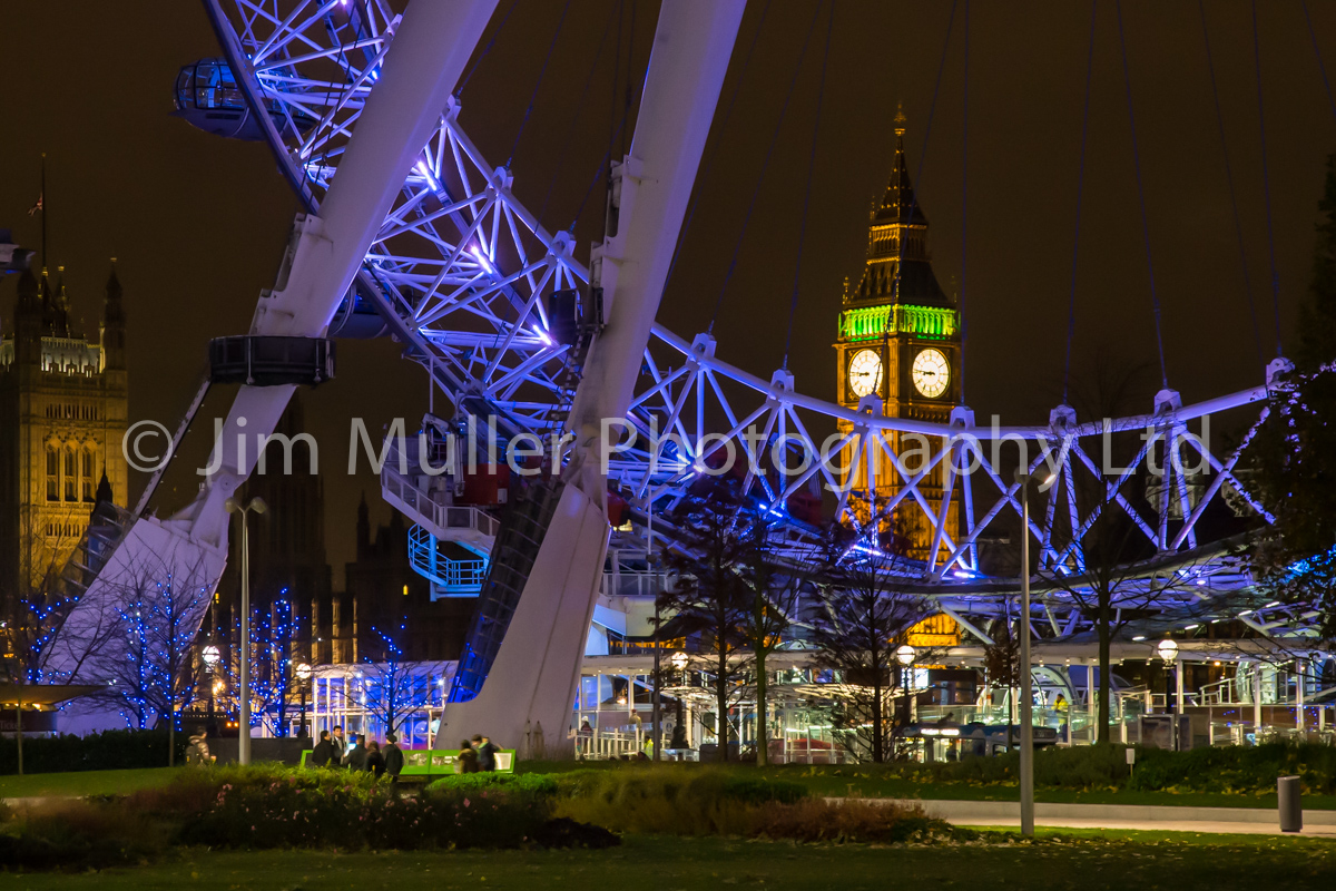 London Eye and Big Ben